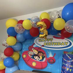 Banner & Balloons 