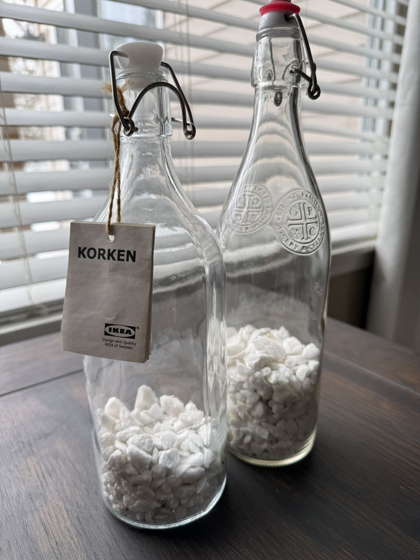 Glass Bottles (Set of 2) | IKEA KORKEN