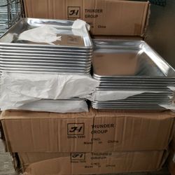 24 Per Box 9.5 X 13 Quarter Size Aluminum Sheet Pans
