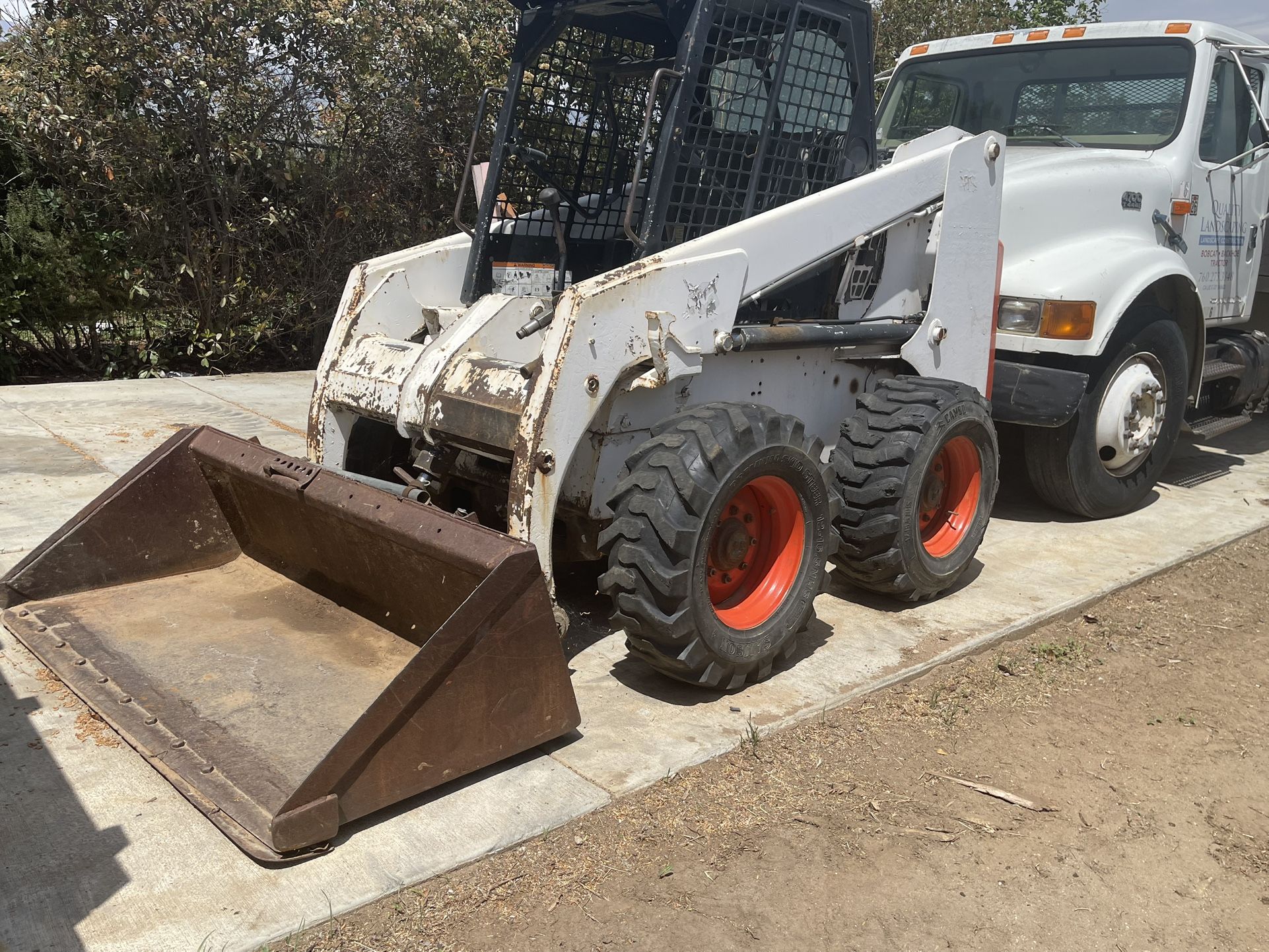 Bobcat For Sale With Several Additional Implements Available