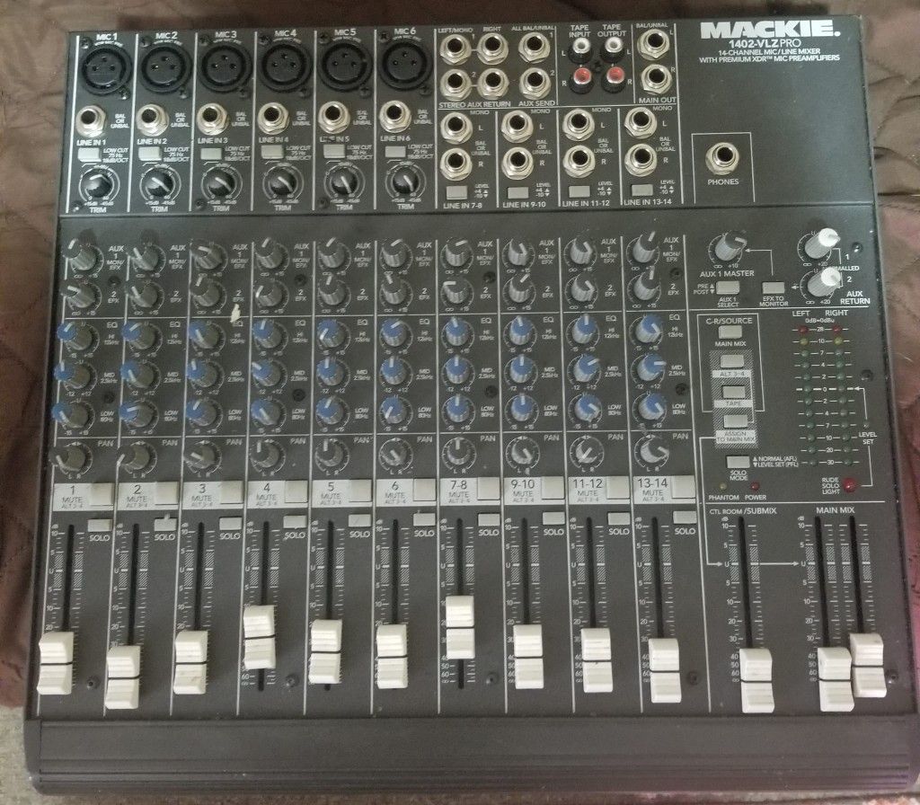 Mackie 1402 Vlz Pro 14 Channel Mixer for Sale in Williams Township, PA ...