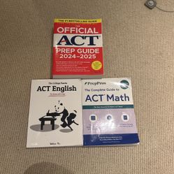 ACT Prep Workbooks