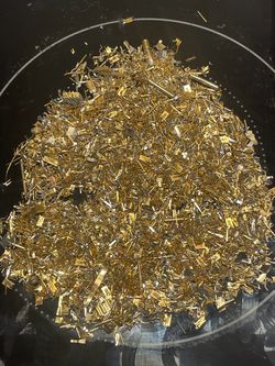Gold-Plated Electronic Connector Scrap Lot