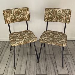Vintage dining chairs set of 2