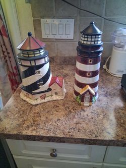 Lighthouse Cookie Jar Set