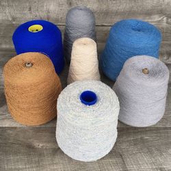 F: Assorted Lots Cone Yarn Machine Knitting, Weaving, Crochet