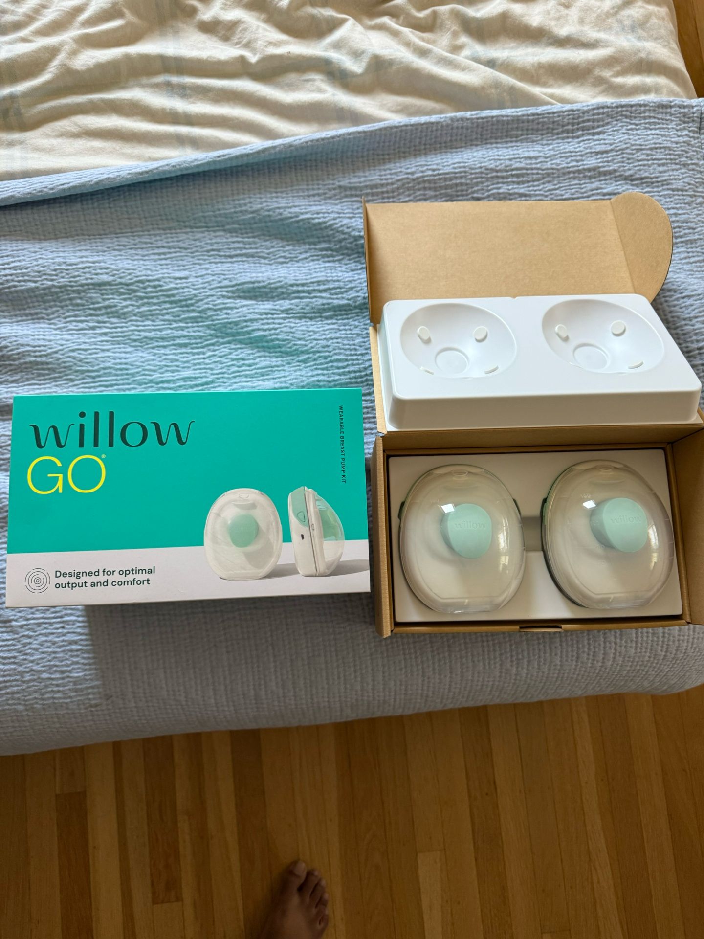Willow GO wearable hands-free hospital grade breast pump