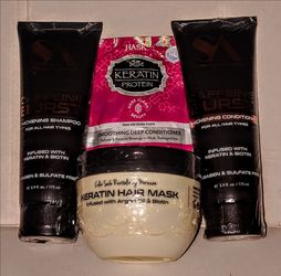 💥 NEW Luxury SA Salon Hair Care Bundle - Keratin & Biotin (4-Pcs)