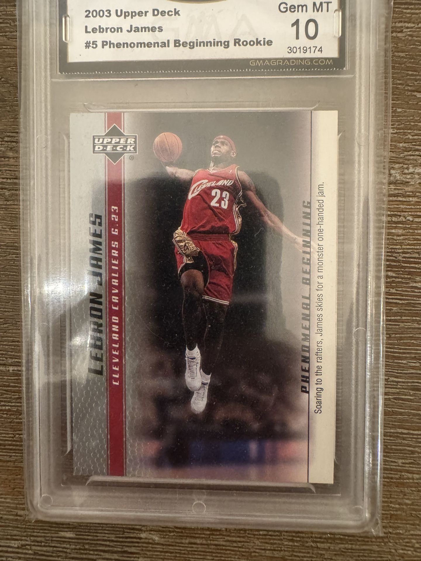 LeBron James 10 Card