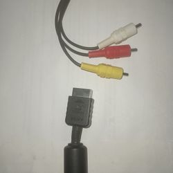 Official Sony PlayStation Audio / Video Cable (works with PlayStation 2 - PlayStation 3 and PlayStation 1)