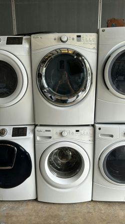 Whirlpool Front Load Set - Large Capacity Sensor Dry