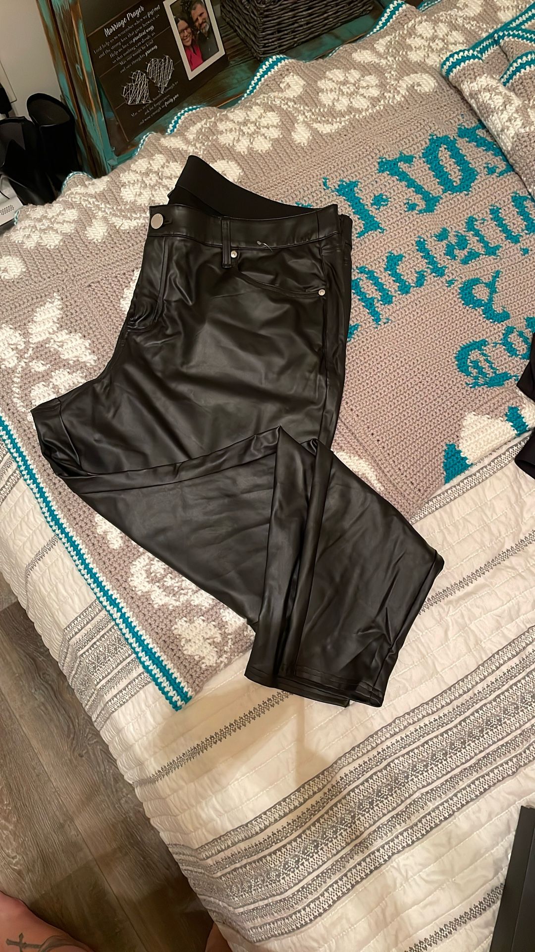 Pleather Plus Size Leggings
