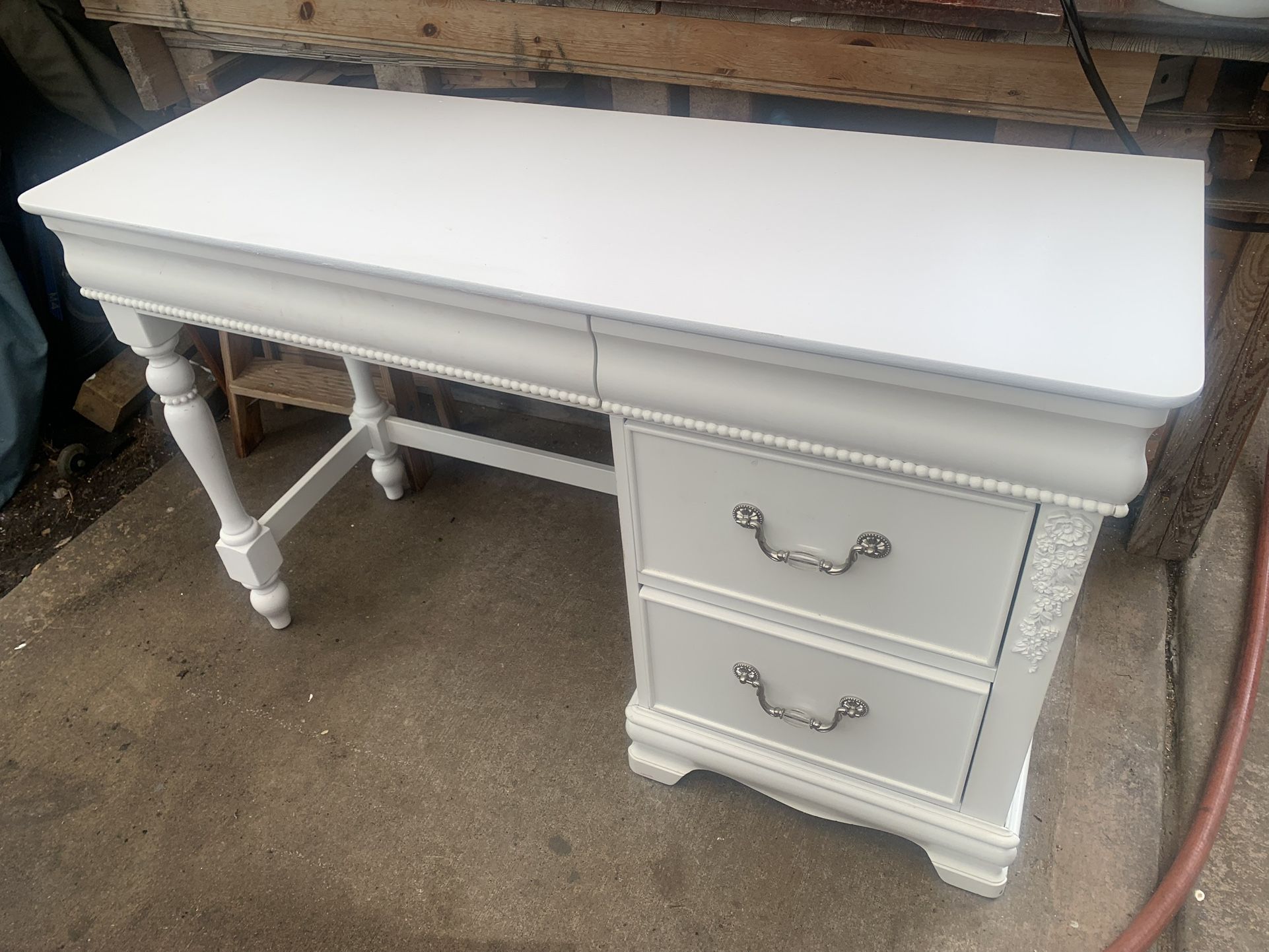 Desk (4 drawers) white by Standard Furniture 48 W x 17 D x 30 H
