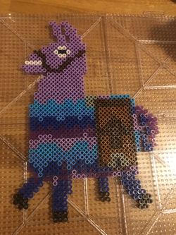 Fortnite Llama Perler Beads Llama (lootin) Perler
