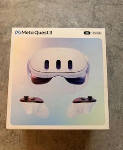 Meta - Quest 3 512GB | Virtual Reality Headset Without Wires — Thirty Percent Sharper Resolution — 2X Graphical Processing - White