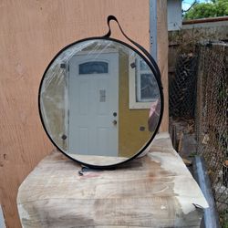 Hanging mirror for bathroom