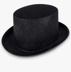 Black magic hat for costume