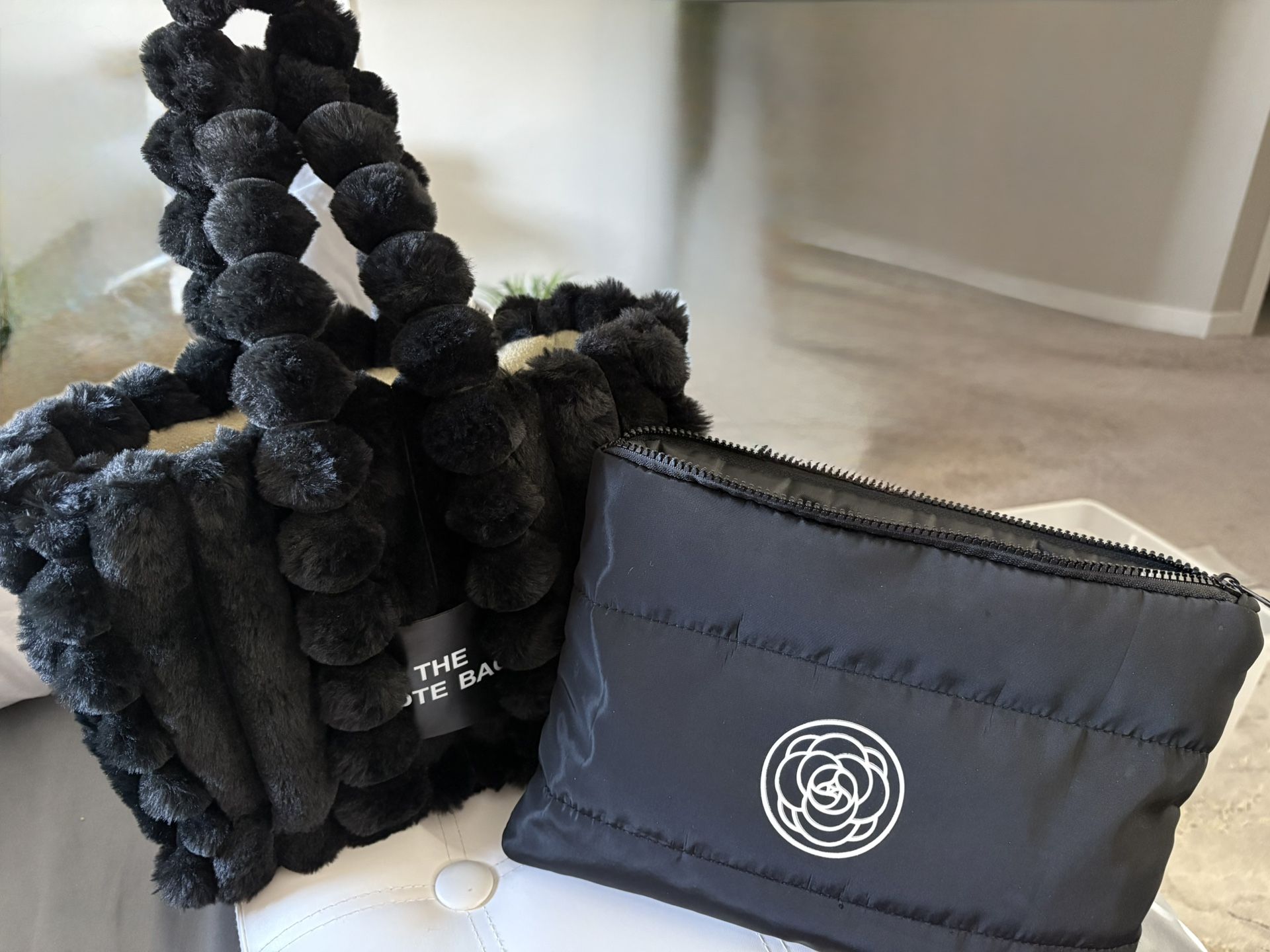Black Fur The Tote Bag