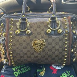 Gucci Babouska Hysteria leather handbag