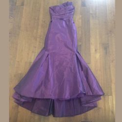 Love Enzoani purple long mermaid formal gown prom dress 2 4 6  brand new with tags dress from Love by Enzoani  Size: 6 Material: fabric/lining: 100% p