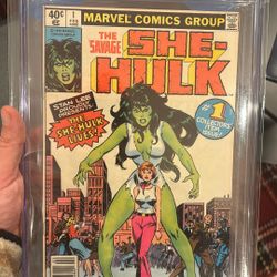 CGC 9.4 She Hulk Marvel FIRST EDITION 1980 