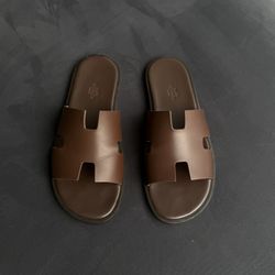 HERMES Izmir sandal Size 43 / US 10 Brown