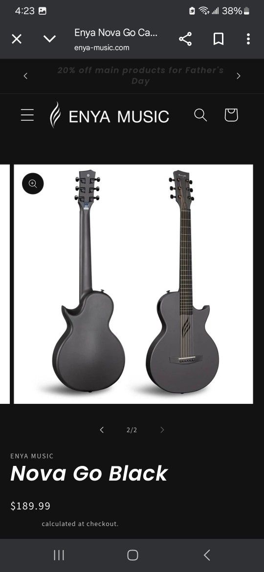 Nova go acoustic guitar