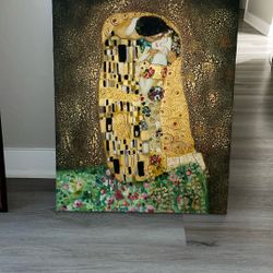 “The Kiss” painting 