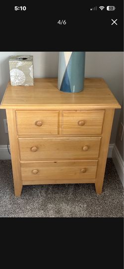 Solid, maple night stand