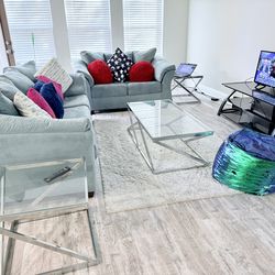 Move out sale- last week- Ashley couch ad love seat