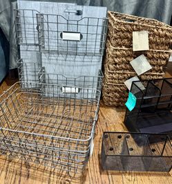 Baskets And Organizers