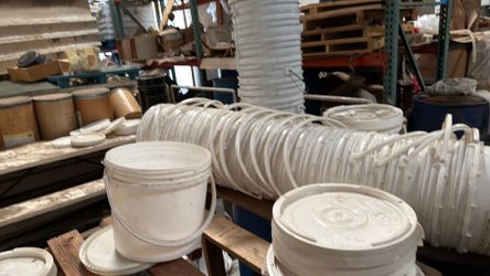 Buckets with lids