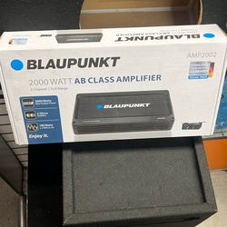 Blaupunkt 2000 Watts Amplifier Monoblock Bass Amp With Bass Knob 
