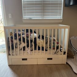 Assembled Ikea Crib