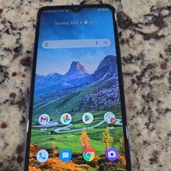 AT&T Radiant Max 5G, model EA211001. Works with AT&T only. Phone powers on and works.