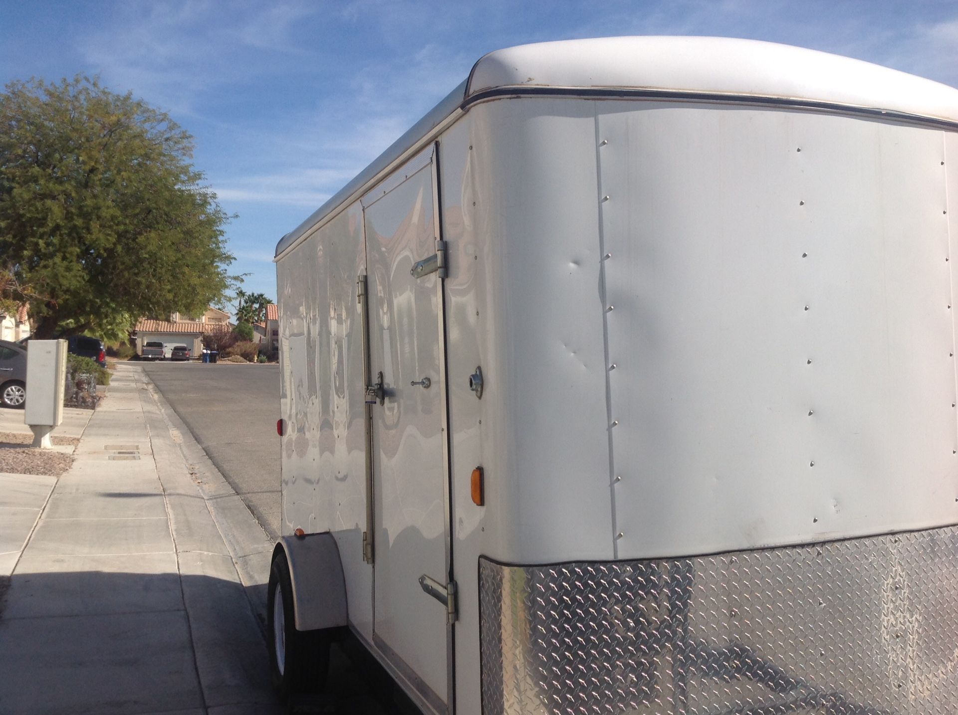 Enclosed utility trailer12 ft in length, 6 ft wide. Great condition