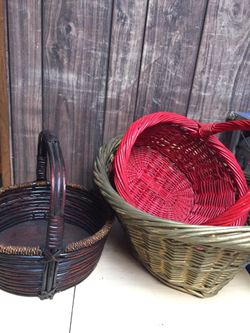 Baskets.