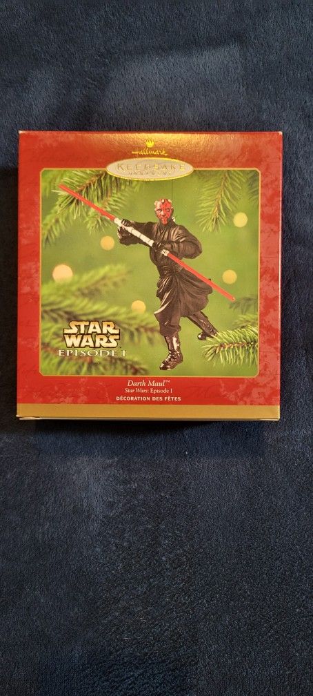 Hallmark Keepsake Ornament featuring the character Darth Maul from Star Wars: Episode I. 