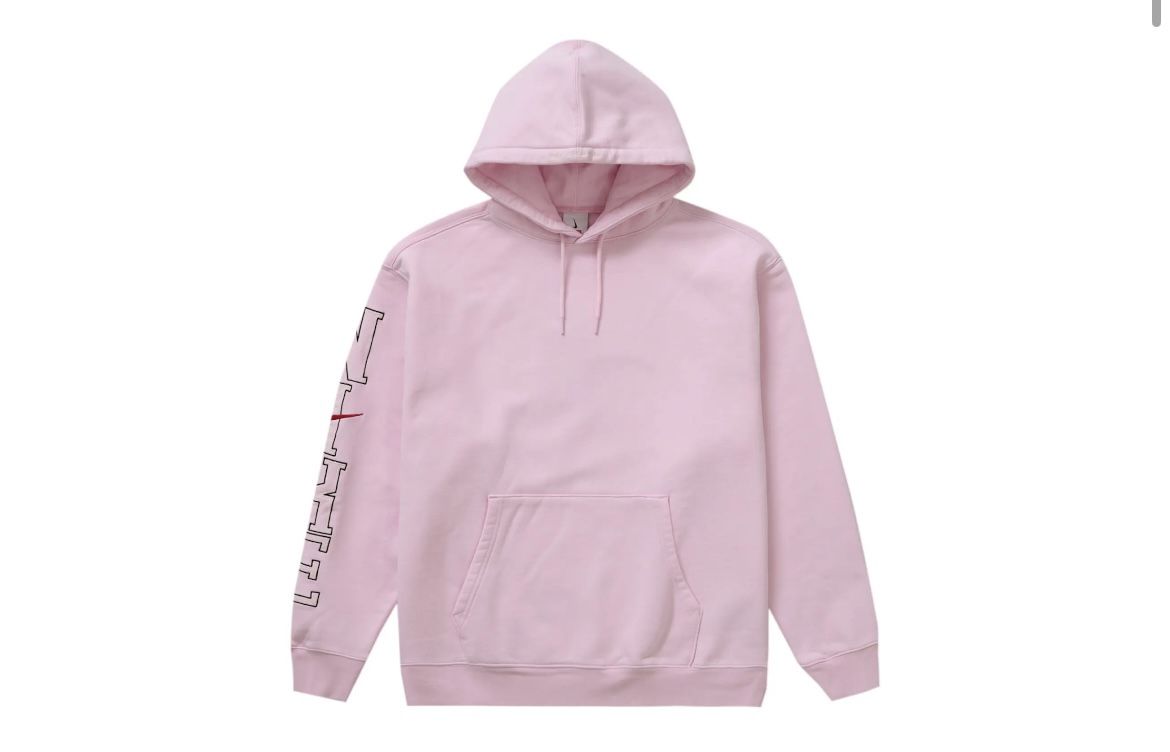 Size Large Supreme Nike Hooded Sweatshirt Pink SS24