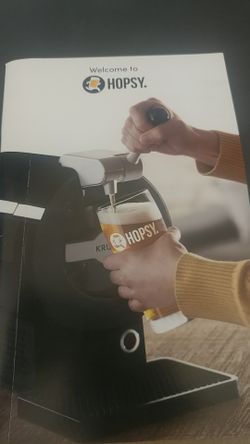 Hopsy beer made by krups