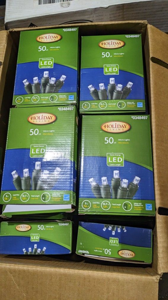 LED White Christmas Lights 20 Boxes
