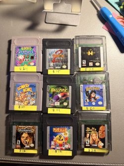 Gameboy and Gameboy Color Game Lot