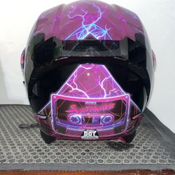 ICON Flight Shield Synthwave Helmet