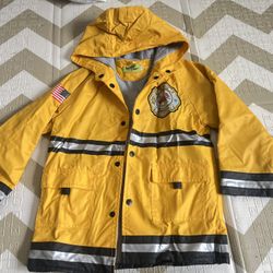 Firefighter Water Proof Poncho Sz S Boy 