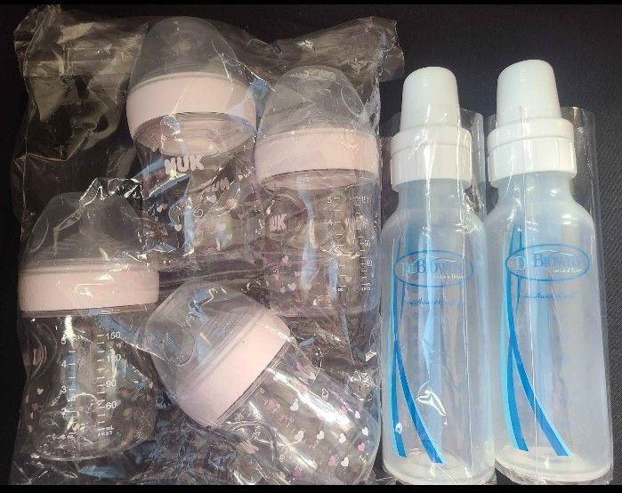 6 Unused Baby Bottles