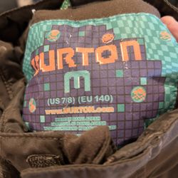 Kids Burton Snowboarding Pants And Jacket 