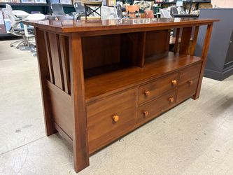 ETHAN ALLEN Impressions Cherry Finish Mission Style Credenza
