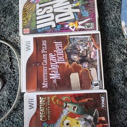 Wii And Wii U Accessories And Games