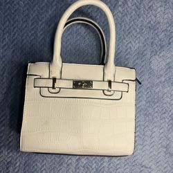 White Crossbody Purse 