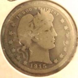 1915 Barber Quarter